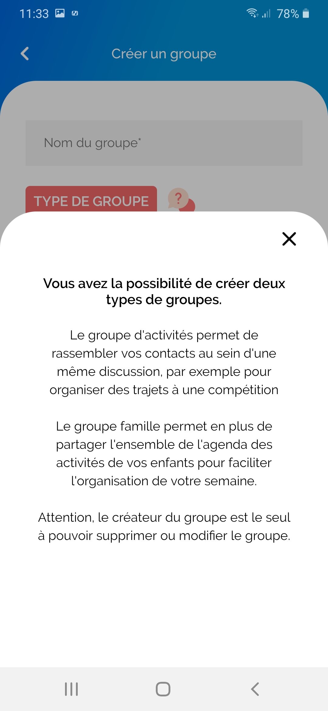 agenda et messagerie sur application cmabulle