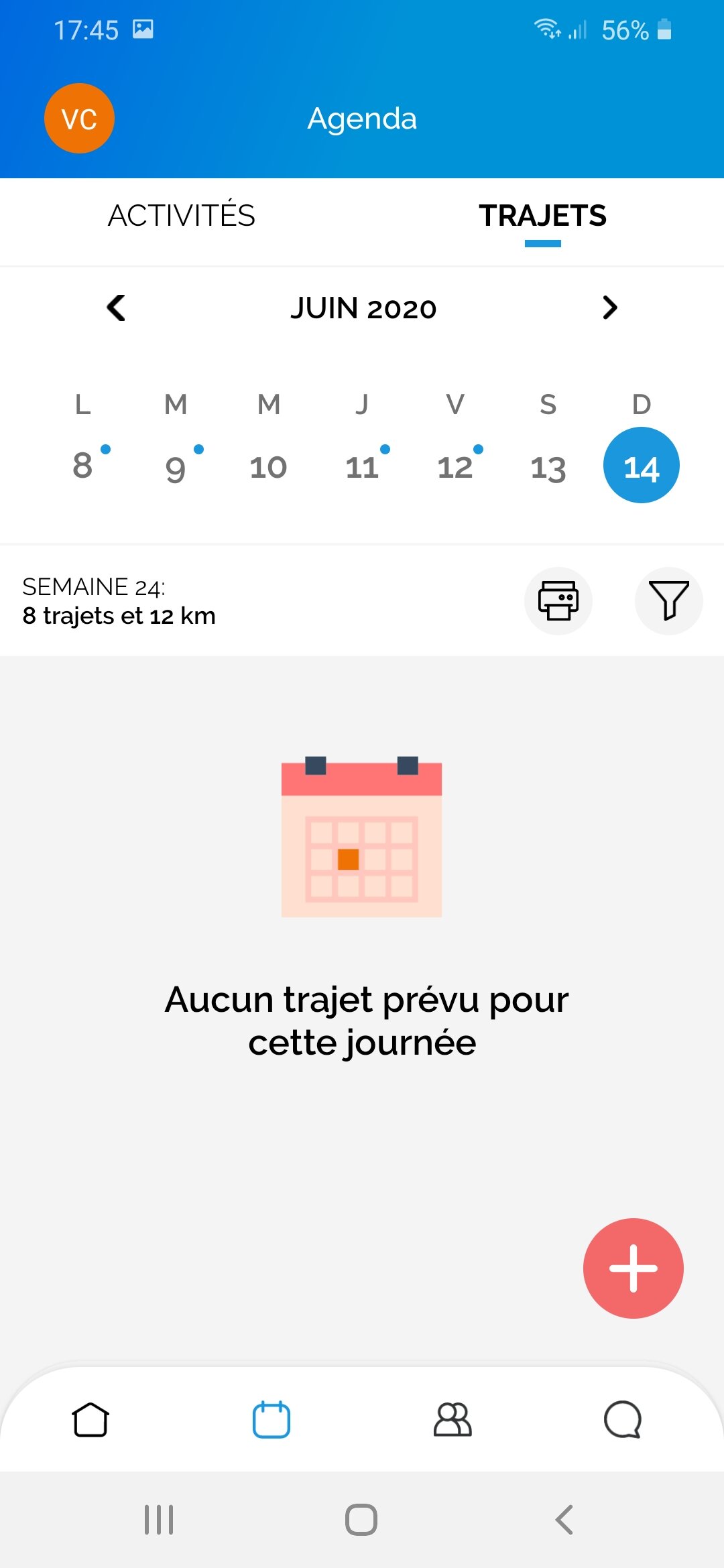 messagerie pour communiquer entre parents sur application cmabulle