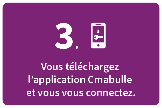 telechargement application cmabulle et creation de compte par les parents